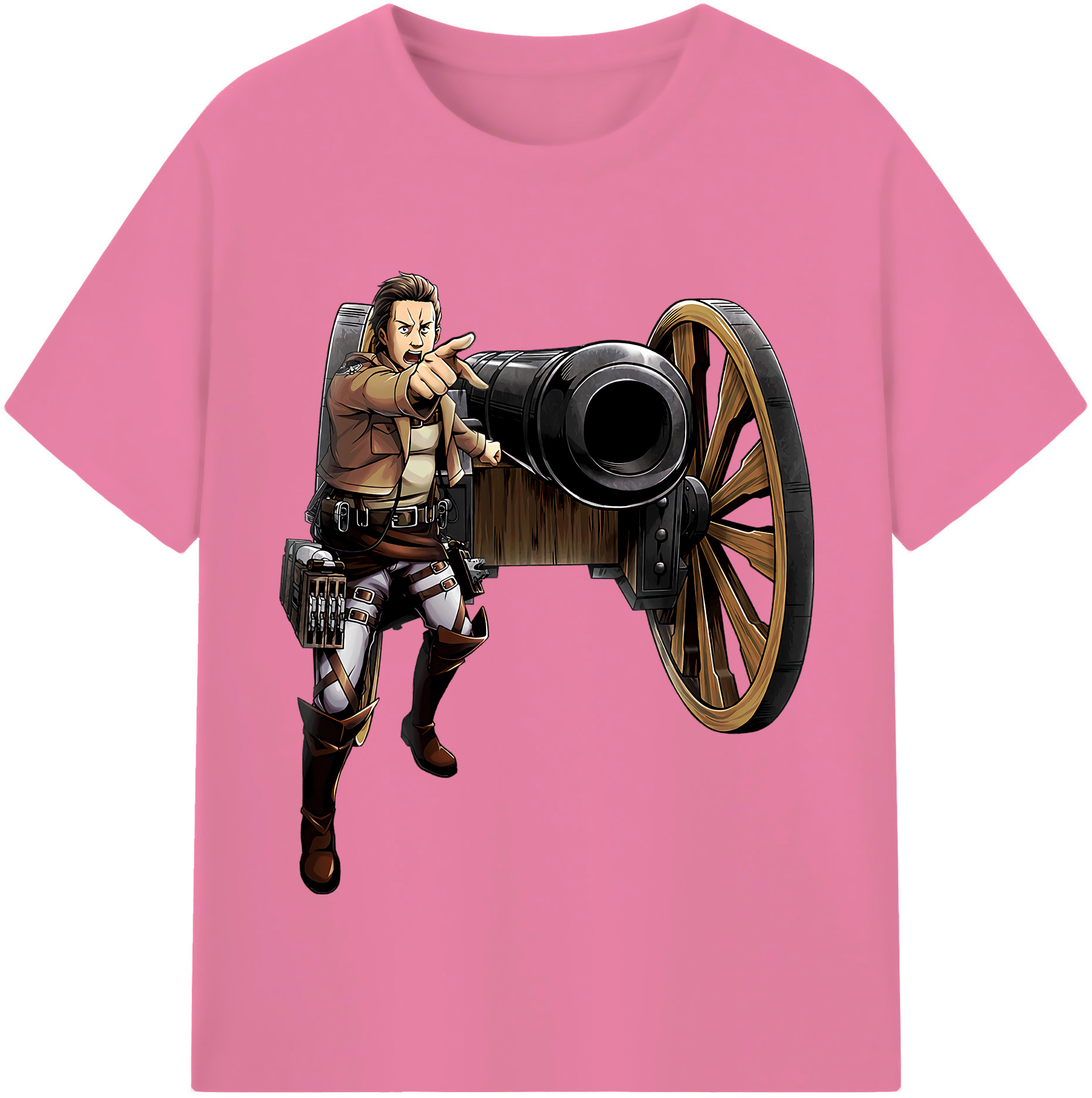 （画像用） 進撃の巨人 Attack on Titan 綿100％半袖Tシャツ（フロントプリント）